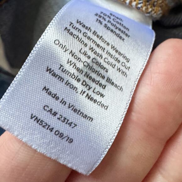 Talbots Jeans Womens Sz 12 Blue Flawless High Waist Rise Wide Crop Boho - Picture 7 of 15